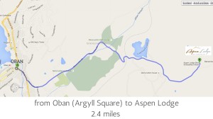 Oban to Aspen Lodge